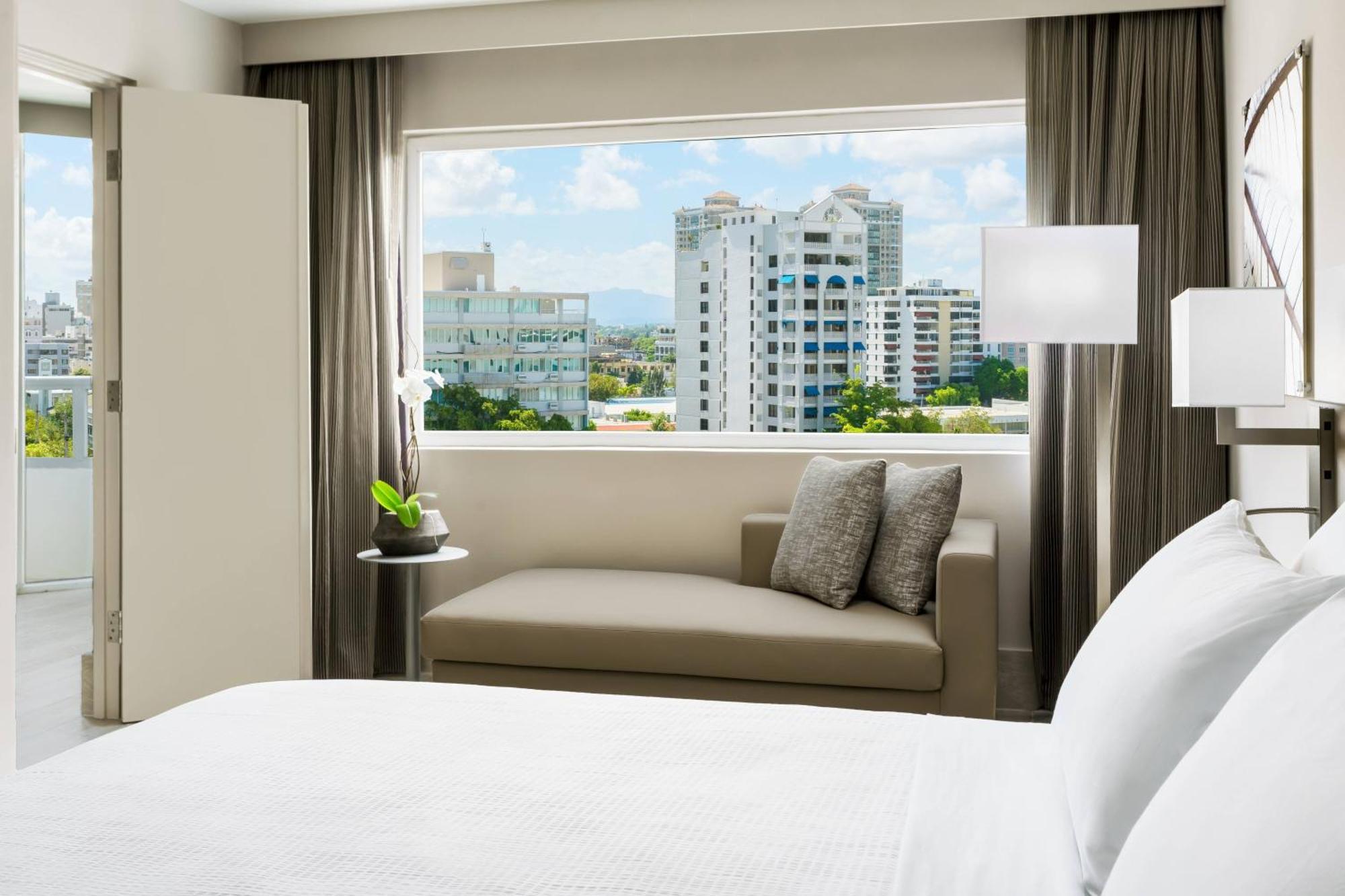 One-Bedroom King Suite Sofa Bed Balcony