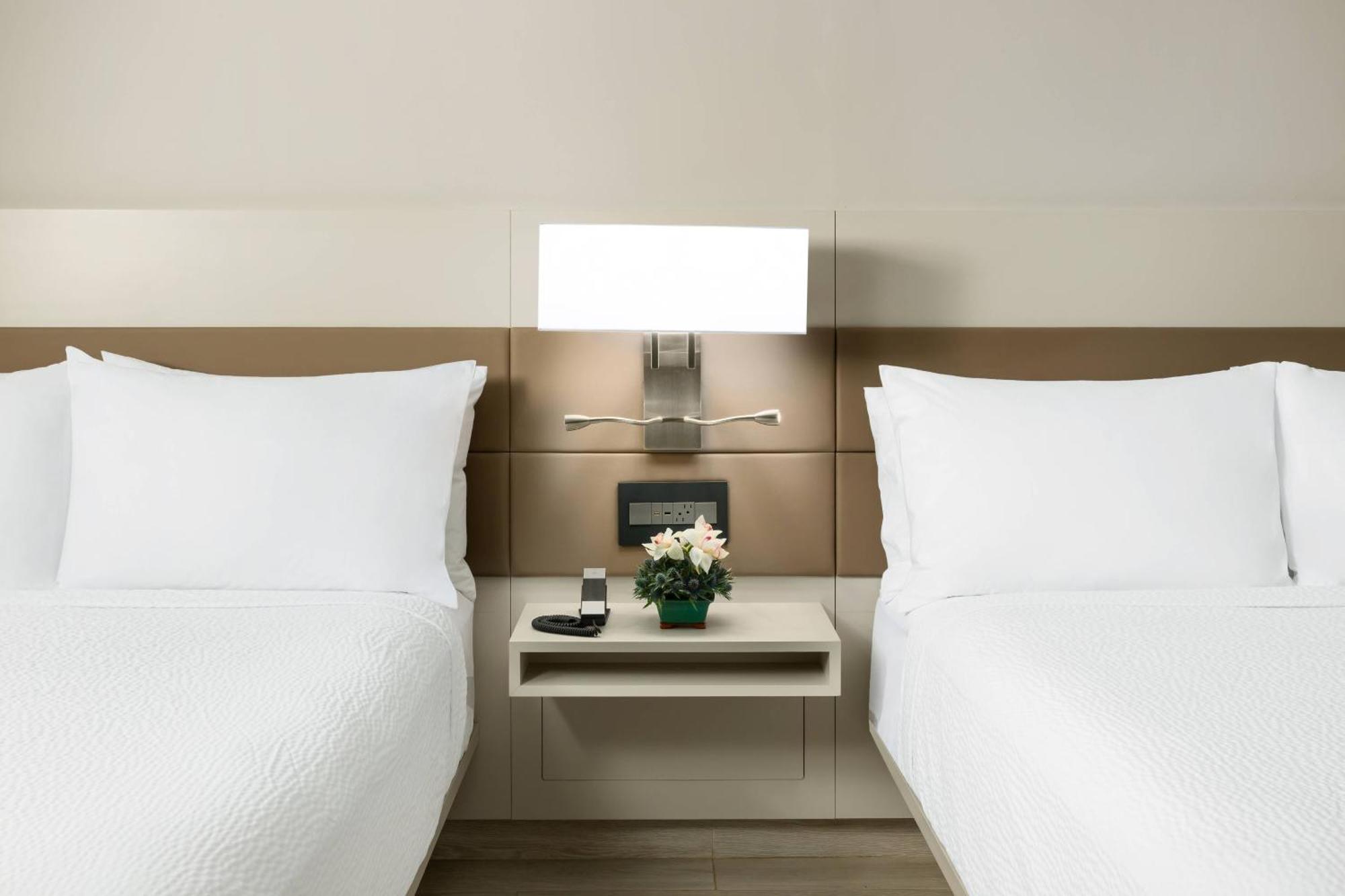 Two Double Beds Balcony
