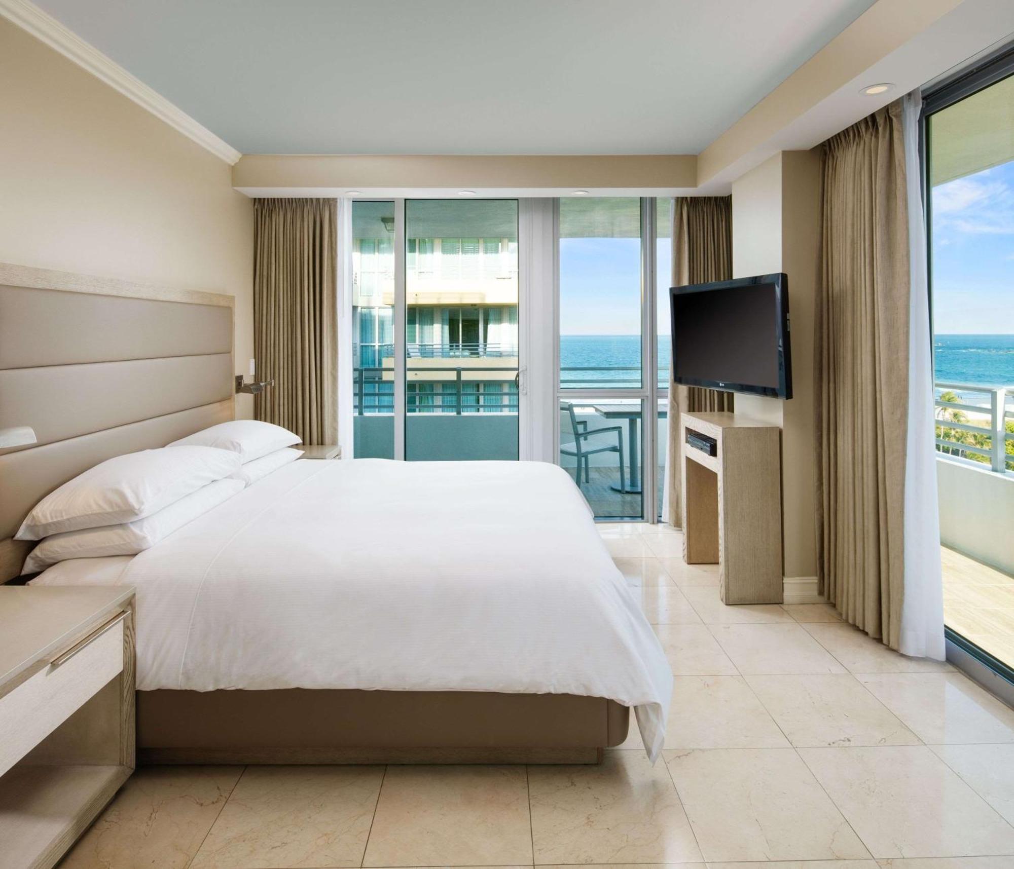 King Bedroom with Ocean View and Balcony