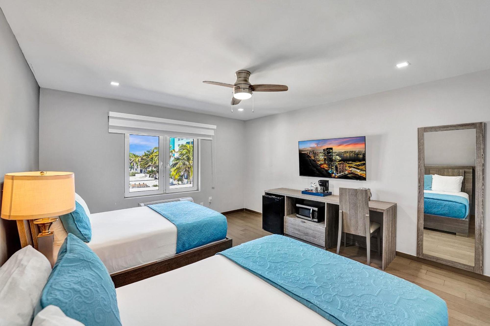 City View Room with Two Double Beds