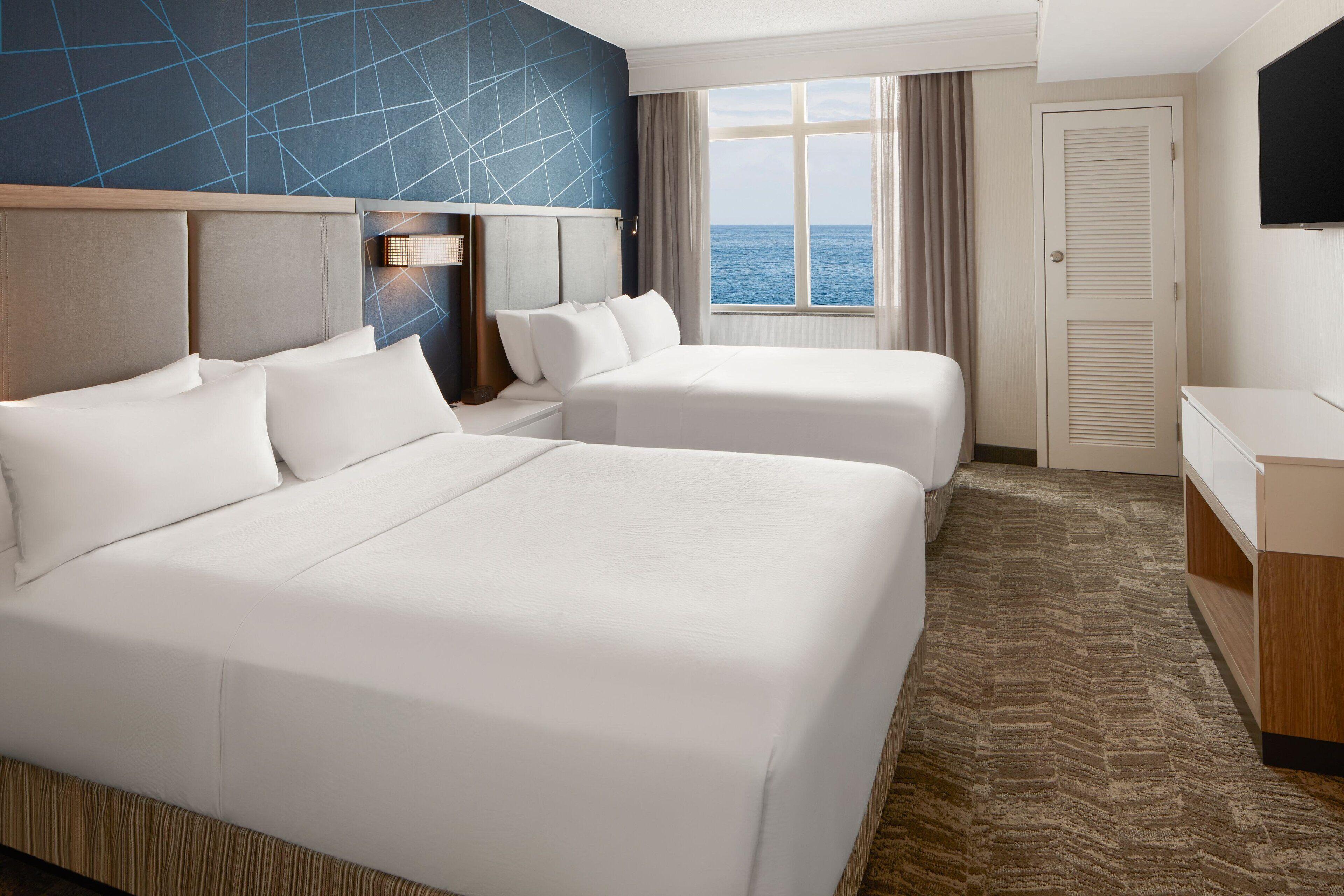 One-Bedroom Queen Suite with Two Queen Beds and Trundle Sofa