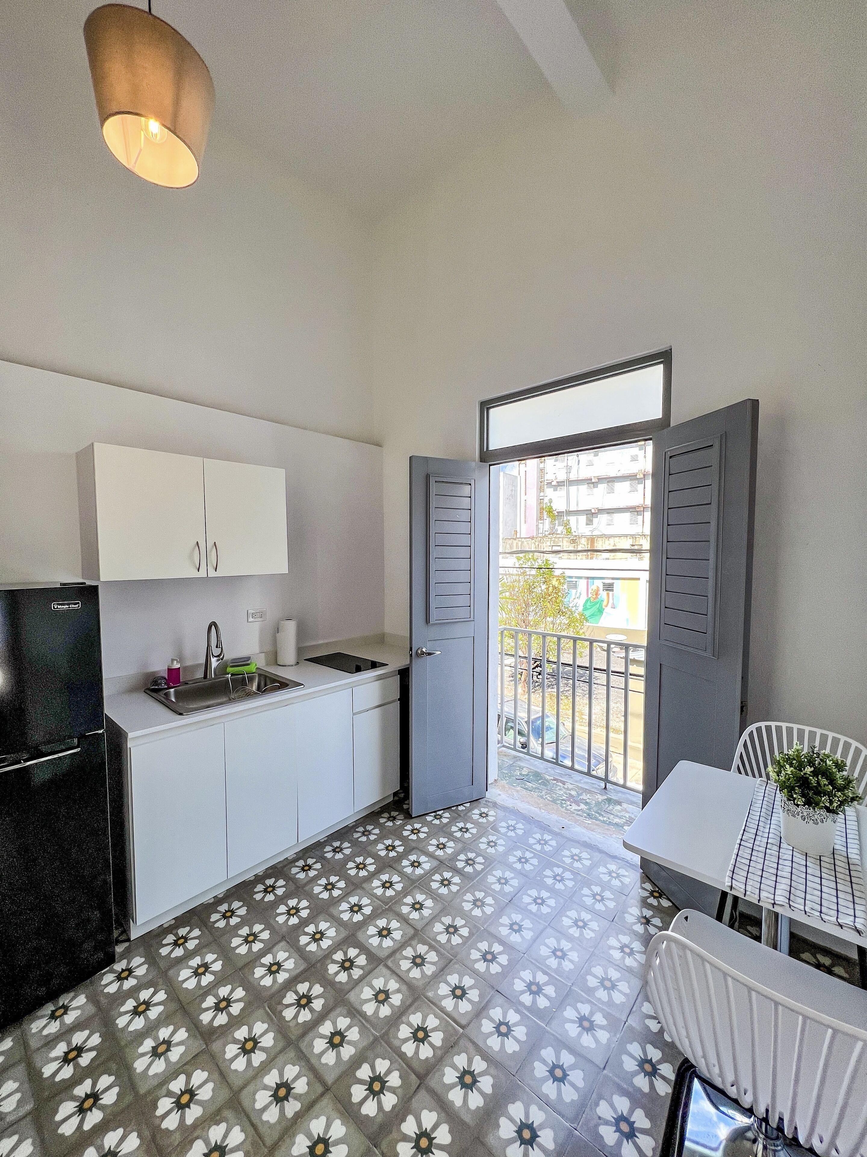 One-Bedroom Apartment Balcony