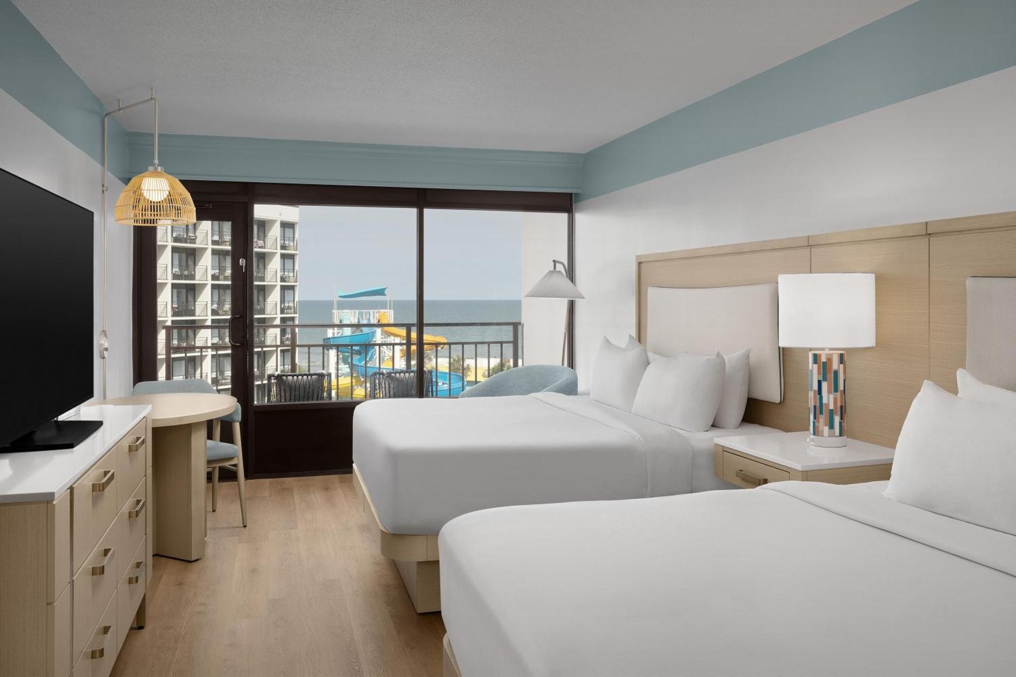 King Room with Two King Beds and Ocean View