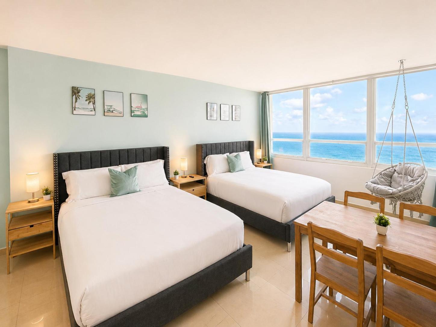 Ocean View Studio · 2 Queen Beds