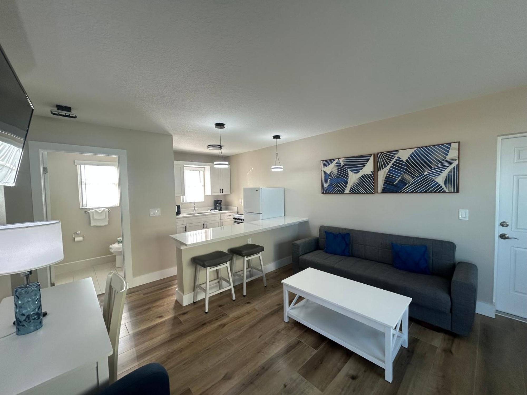 One-Bedroom Apartment with Balcony and Water View
