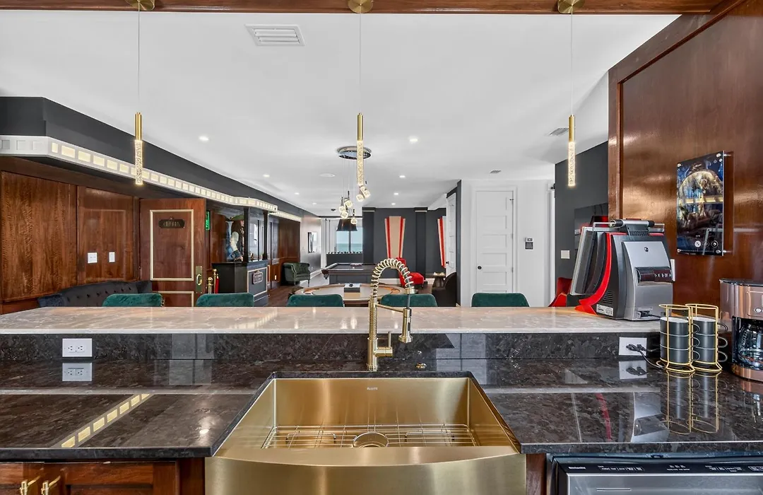 Big House By The Sea - Beach Front Home With Large Private Pool, Theater & Bar-1
