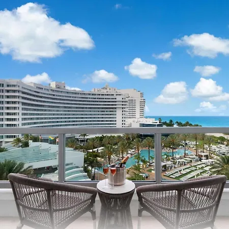 Fontainebleau Resort Balcony W Pool & Ocean View-2