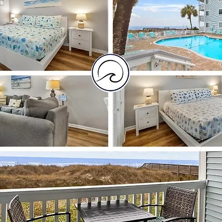 Oceanfront 2Bd | Ground Floor | Pool | Full Kitchen | In-Unit Washer/Dryer-2