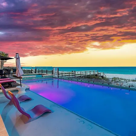 Big House By The Sea - Beach Front Home With Large Private Pool, Theater & Bar-2