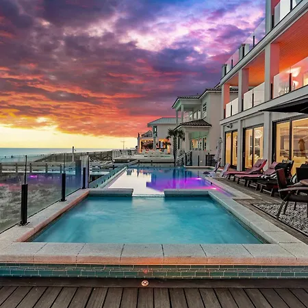 Big House By The Sea - Beach Front Home With Large Private Pool, Theater & Bar-3