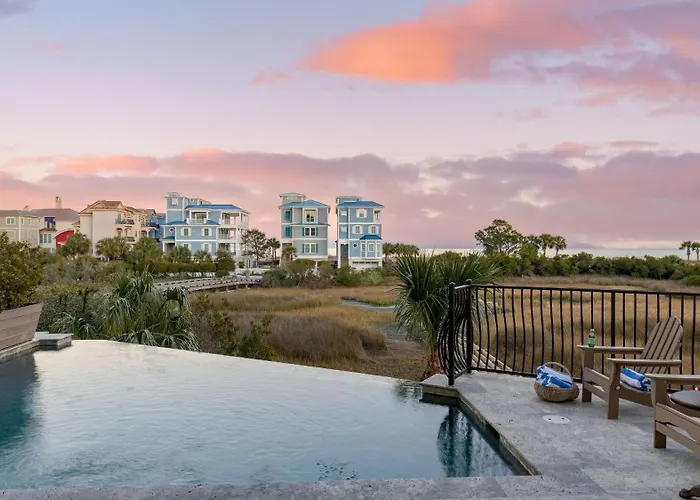 Sleeps 24 Private Beach Boardwalk Infinity Pool 20 Bradley Cir By Avantstay Hilton Head Island