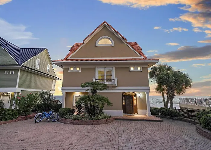 Emerald Belle - Gulf Front Home With Ocean Views & Spacious Deck Destin